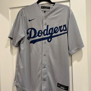 Nike Dodgers Gray Jersey